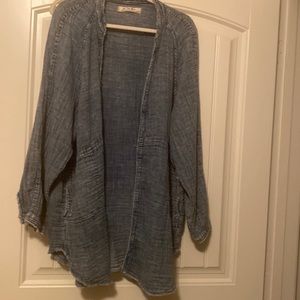 Free People Denim Shirt